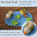 Felt Duck Pond Set - 6 pcs